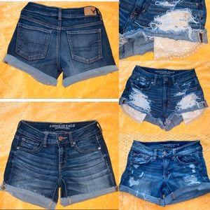 THREE pairs of Size 2 American Eagle Shorts! 💕